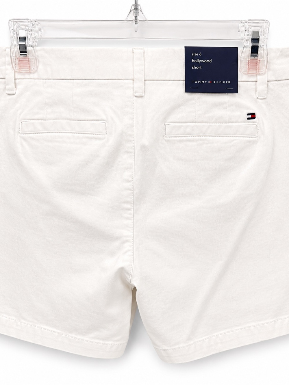 Tommy Hilfiger Hollywood Shorts NWT | Women’s Size 6 Short | White - Picture 3 of 3